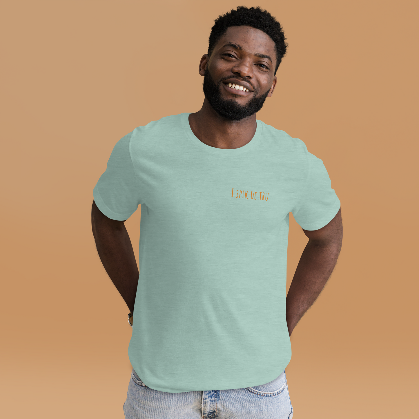 t-shirt-print-water-green-cotton